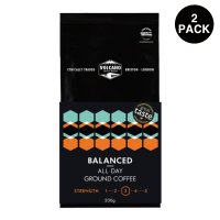 Volcano Coffee Works Balanced All Day Ground Coffee 밸런스 올 데이 분쇄 커피 200g X 2팩