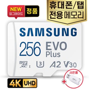 갤럭시 S10 S10+ S10e 휴대폰메모리 SD카드 256GB