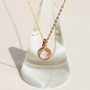 14k 금 큐빅 여자친구 1주년 생일 선물 20대 여자 목걸이