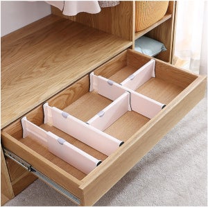 서랍 칸막이 수납 정리 튼튼한 길이조절 파티션