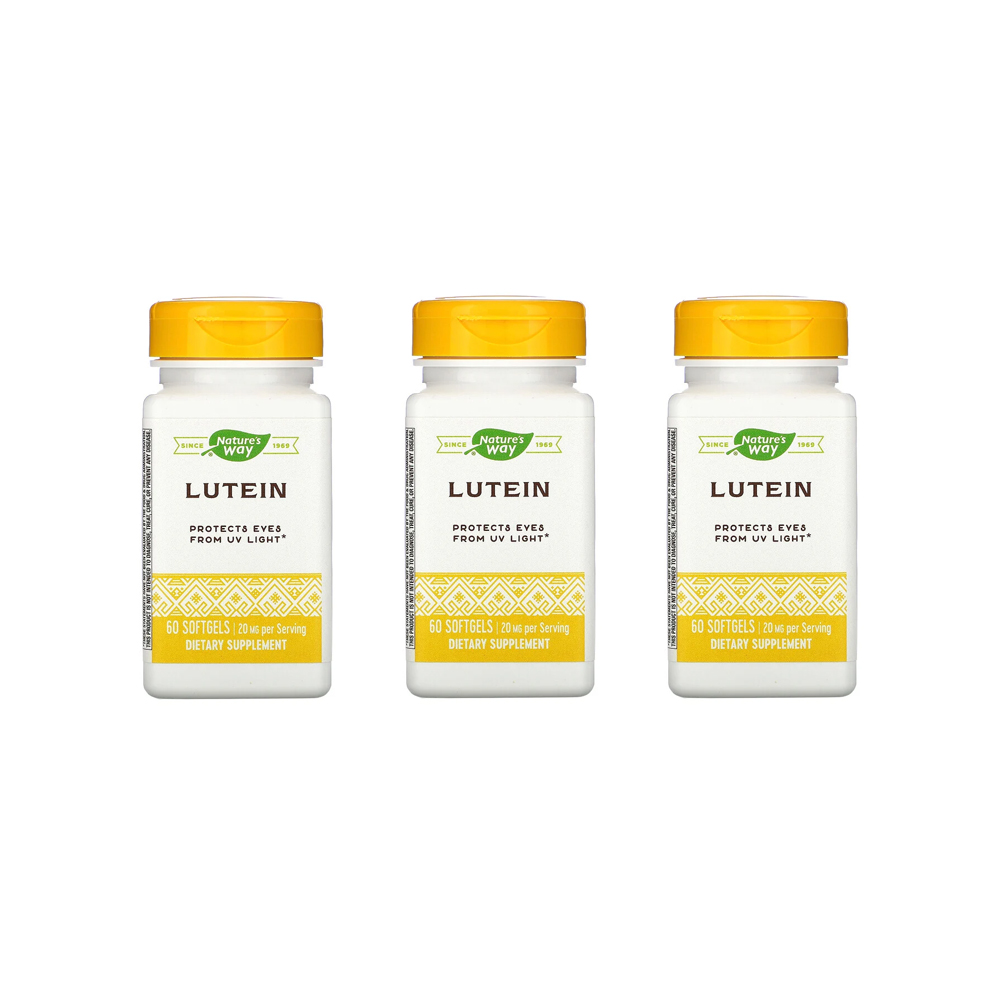 네이쳐스 웨이 <b>루테인</b> <b>Lutein</b> 20mg 소프트젤 60개입 x 3개