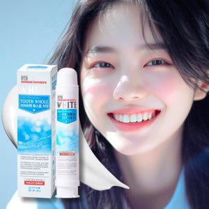 투스홀 화이트 펌핑 미백전문치약 (치주질환, 입냄새제거) 100% 환불 80g, 1개