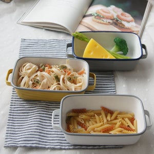 법랑그릇 오븐용 직사각 법랑접시 콘버터 라자냐 감바스 그릇