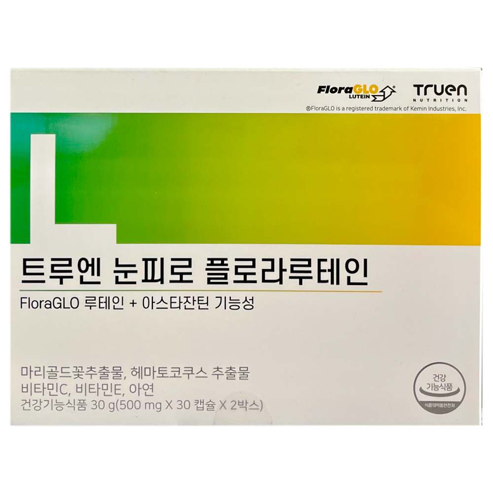 트루엔 <b>눈피로 플로라루테인</b> 500mg x 60캡슐