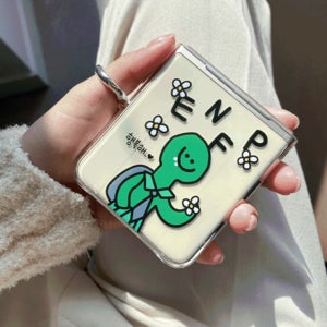 지플립3케이스 갤럭시 MBTI케이스 투명 하드 커플 올리 ENFP