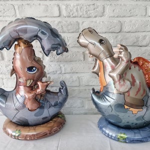 스탠딩 공룡 풍선 / 셀프 생일 꾸미기 공룡 생일 파티 1000일 두돌 생일상