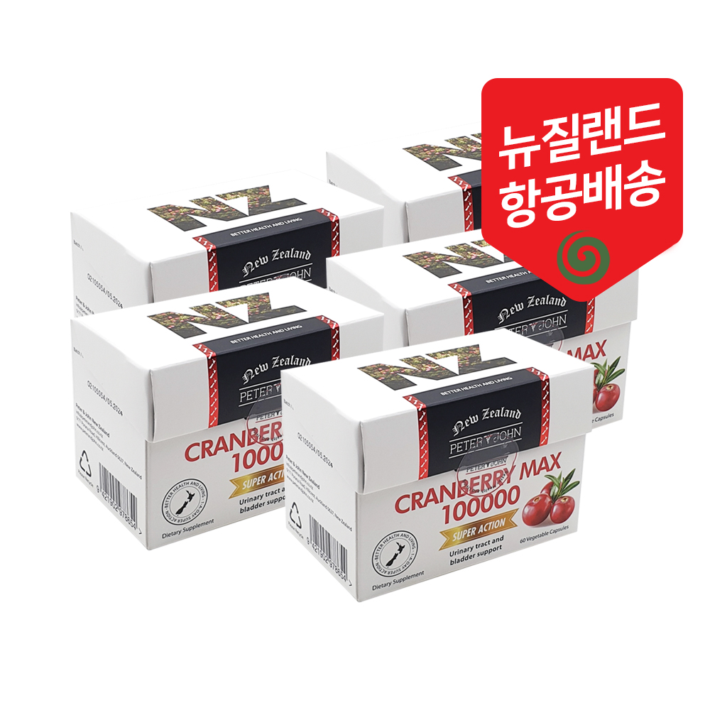 피터앤존 크랜베리영양제 방광영양제 300캡슐