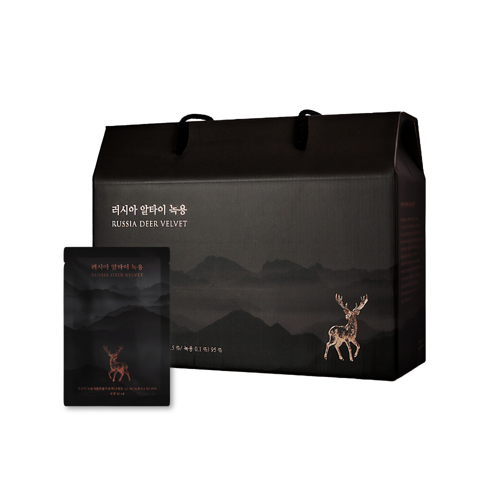 한동<b>녹용</b>연구소 러시아 알타이 <b>녹용</b> 진액 엑기스 <b>녹용</b>즙 60ml 30포