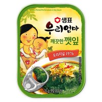 샘표 우리엄마깻잎 깨끗한맛 70g x5개 가정식밑반찬