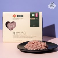 베리네이처 무항생제 돼지 안심 다짐육 아이용 이유식돼지고기 돈까스 500g 1등급 [냉장]