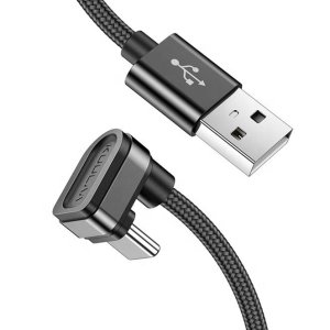 ㄷ자(꺾인) 충전케이블(USB A to USB C Type) 1M