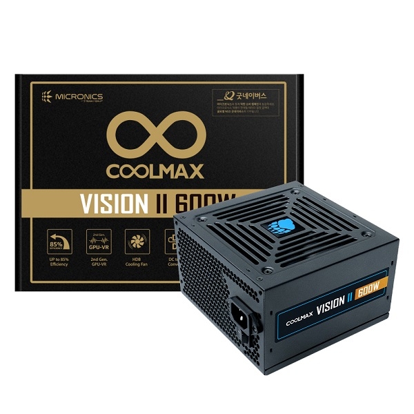 (에스투씨엔아이)마이크로닉스 COOLMAX VISION II 600W