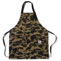 일본 베이프 1ST 카모 앞치마 BAPE 1ST CAMO DUCK APRON