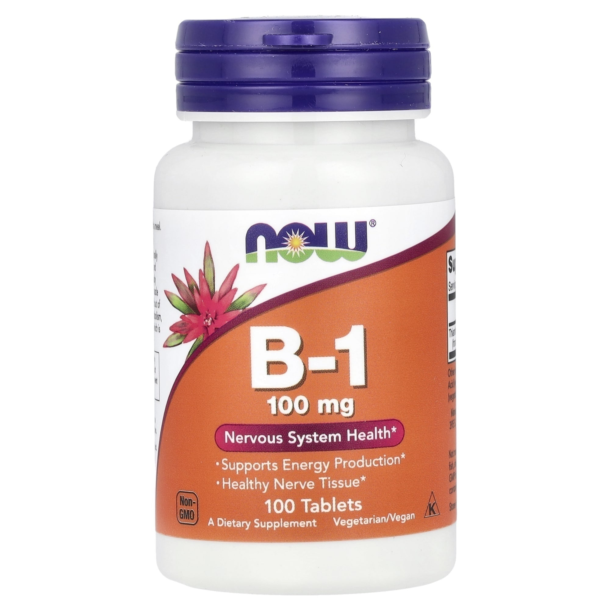 <b>나우푸드 비타민B1</b> 티아민 에너지 100mg 100타블렛 NOW Foods