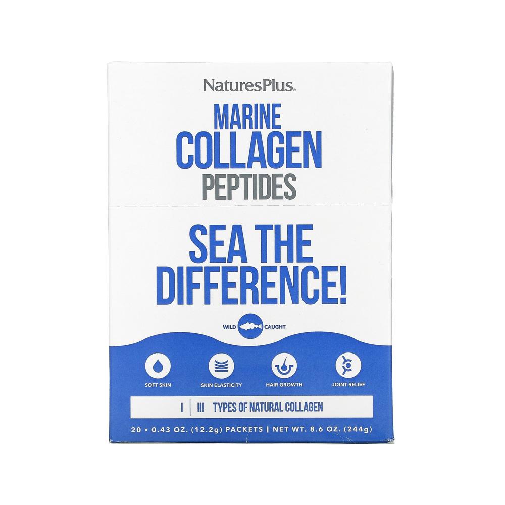 네이처스플러스 마린<b>콜라겐 펩타이드 20팩</b> 프로틴 피쉬콜라겐 엔자임 프로테아제 세라펩타아제
