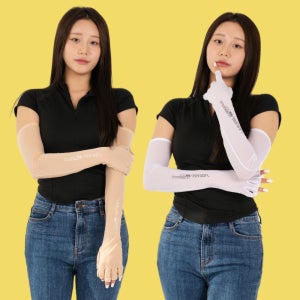 하이마운트 여름용 손가락 배달 남성 여성 시원한 반장갑 팔토시 쿨토시 손등