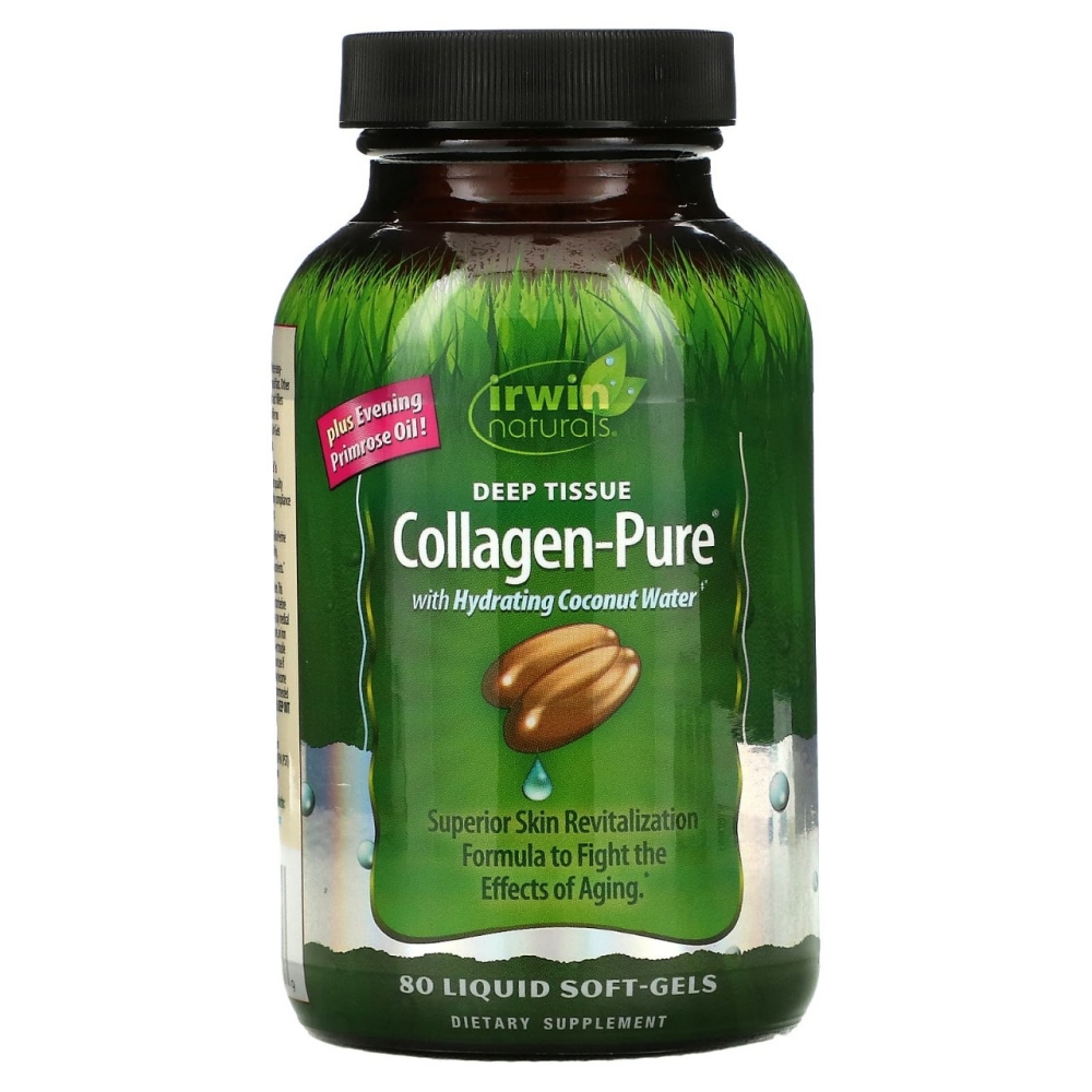 Irwin Naturals Deep Tissue Collagen Pure <b>어윈 내추럴</b> 딥 티슈 콜라겐 퓨어 80소프트젤
