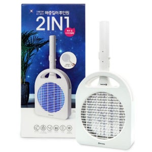 2 in 1 모기 트랩 USB 충전식 캠핑 전기 모기채 휴대용 UV 포충기