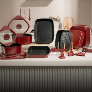 보오글 인덕션 냄비세트 사각팬 계란말이 후라이팬 18종 퍼펙트 세트 (모든열원사용가능)