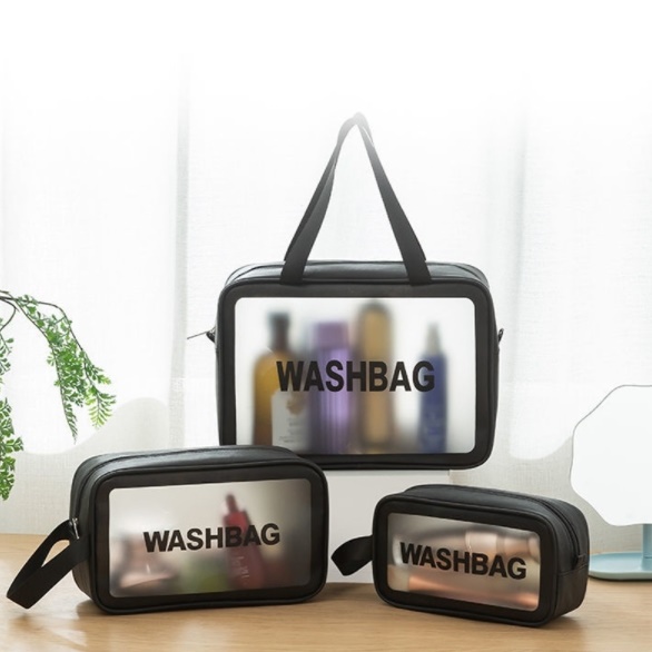 여행용 파우치 세면백 워시백 화장품 속옷 신발 캐리어 정리백 이너백 3종 세트