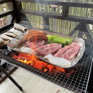 일회용 고기 불판 그릴 은박 캠핑 구이판 5개입