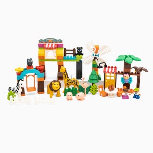 뮤고랑 유아 블록 놀이 장난감 주토피아 146 PCS