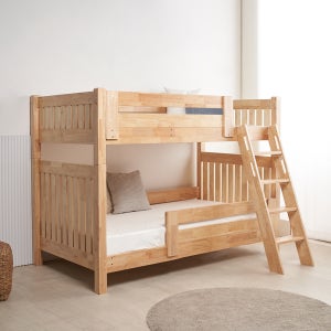 로스트 어린이 어른 분리형 2층 원목 침대 슈퍼싱글