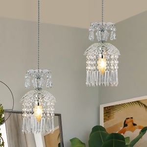 크리스탈조명 루체 2등 펜던트 (일자타입)