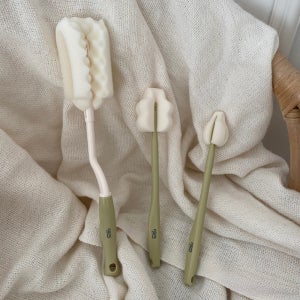 티지엠 스펀지솔 3종 세트 [회전형 젖병솔 / 젖꼭지솔 / 다용도 세척 / 텀블러 청소]