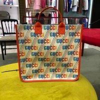 구찌 멀티컬러 로고 토트백, GUCCI Multi color logo tote bag,u200e 550763 21ZA0 8293, 토미샵