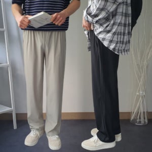 남자냉장고바지 남자와이드팬츠 아이스슬랙스 남성여름바지