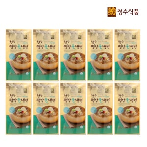 청수 평양 물냉면 360G 10개 20인분 육수 포함 업소용 냉면