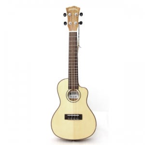 오봉 소프라노 우쿨렐레 MAJESTY-SC 탑솔리드 슬림바디 연습 연주용 고급구성품세트