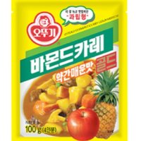 오뚜기 바몬드 카레 골드 약간매운맛 100G 약매