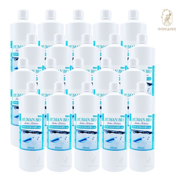 휴먼바이오 드림 하드 소프트 렌즈 식염수 500ml 세척 헹굼 가이아코리아
