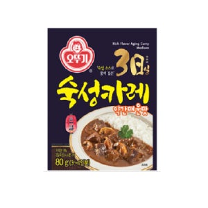 오뚜기 3일 숙성 카레 약간 매운맛 80g