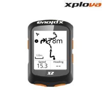 엑스플로바 X2 자전거 속도계 한글지원 네비게이션 GPS