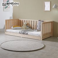 편백마리 저상형 패밀리 침대 싱글 싱글+싱글 직수입한 일본산 편백나무 통원목 사용 가드형
