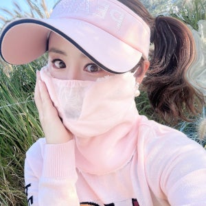 휴스토니 방한 겨울 골프마스크 자외선차단 C4 양털 플러스 목가리개 파크골프