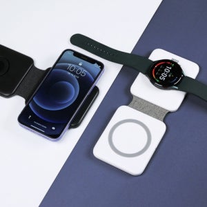 머레이 올인원 슬림폴딩 접이식 맥세이프 고속충전기 M10 아이폰 갤러시 스마트워치 이어폰 충전기