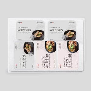 사미헌 탕우거지세트(갈비탕3팩+얼큰우거지갈비탕2팩)