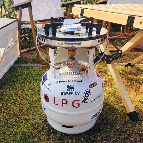 동성 해바라기 버너 세트 캠핑 LPG 수입 가스통 04