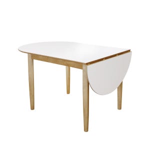 확장형 테이블 확장형 식탁 접이식 식탁 4인용 블랑 폴딩 1200~1600