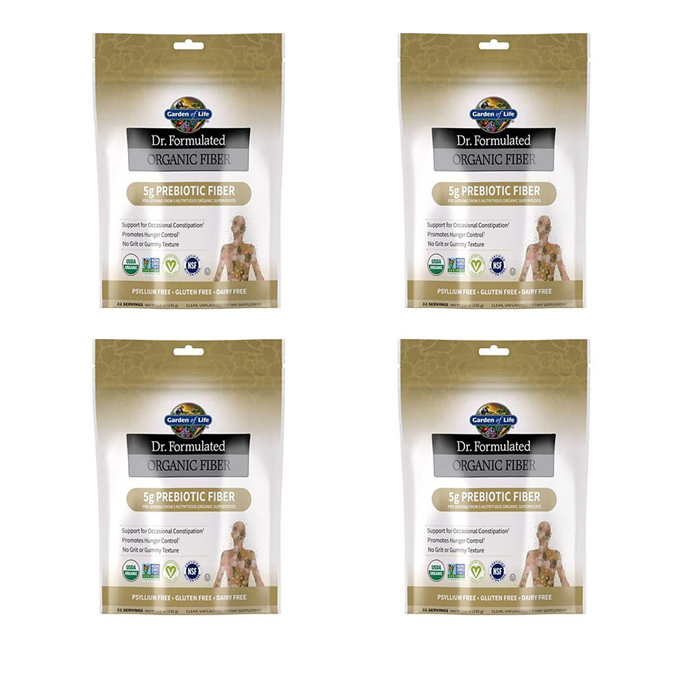 가든오브라이프 프로<b>바이오틱</b> 화이버 무맛 192g 4개 Garden of Life Dr Formulated Fiber Unflavored