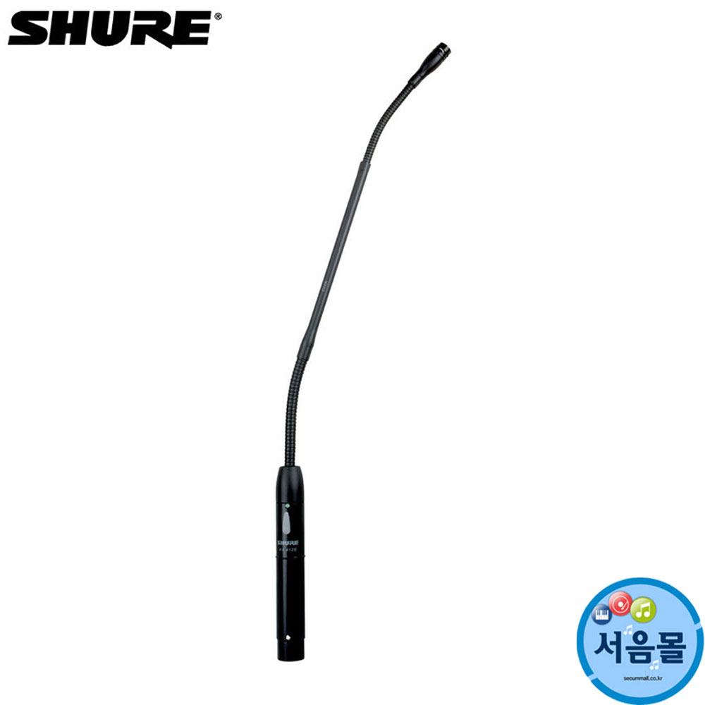 Shure 슈어 강대상마이크 구즈넥마이크 MX412/S 12인치 초지향성