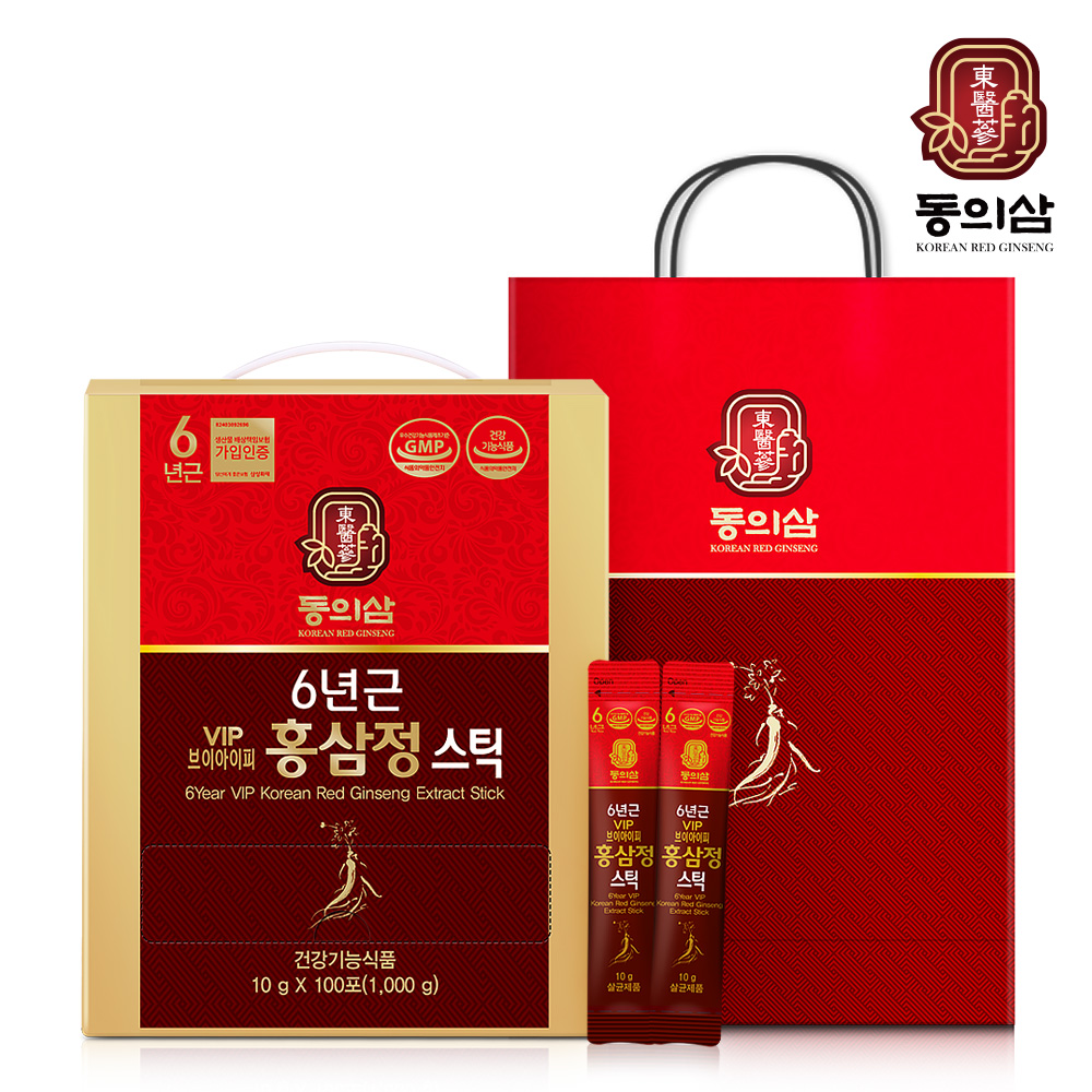 <b>동의삼</b> 농협 6년근 VIP 홍삼정스틱(100포) premium gift