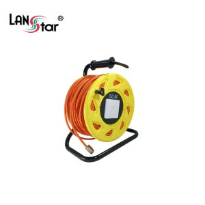 랜스타 LS-CAT7-50MR CAT.6A/CAT7 S/FTP LAN CABLE DRUM Reel 주황 50M