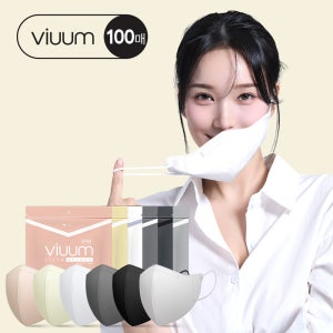 비움 디럭스 KF94 마스크 새부리형 컬러 50매+50매