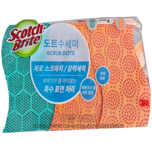 코스트코 스카치브라이트 다용도 도트수세미12개 설거지 주방용품