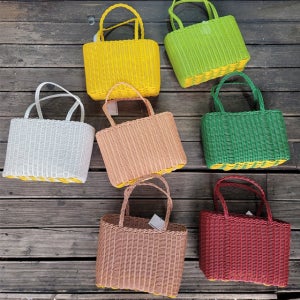 인도네시아 핸드메이드 셀린 독특한 스타일 빨대 가방